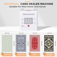 thumbnail image 3 of Aorsher Machine Automatique de Mélange et de Distribution de Cartes pour 1 à 12 Joueurs, Capacité de 4 Jeux, Distance de Distribution Réglable, Batterie Rechargeable, Parfait pour le Poker, le Texas Hold'em, les Jeux de Cartes UNO&Casino, 3 of 7
