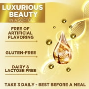 Hair Skin and Nails Vitamins for Hair Growth - Biotin 5000mcg Per Serving - Extra Strength Collagen, Argan Oil & Hyaluronic Acid - Best Beauty Supplement for Women & Men - USA Bottled - 120 Softgels