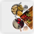 thumbnail image 3 of Kids Stainless Steel Dining Set with Suction Plate, Training Cup, Fork, Spoon & Knife – BPA-Free Toddler Tableware Set for Self-Feeding, Baby Feeding Utensils with Non-Slip Base, 3 of 6