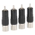 thumbnail image 1 of Garosa Plug,Rhodium Plated Plug,Preffair 4PCS Plug Rhodium Plated Brass Solder Free 10MM Plug R1738, 1 of 8
