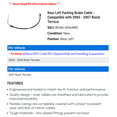 thumbnail image 2 of Rear Left Parking Brake Cable - Compatible with 2005 - 2007 Buick Terraza - Dorman, 2 of 2