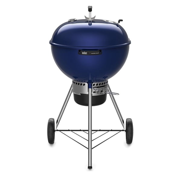 Asador de carbón Master-Touch, 22", Azul Deep Ocean