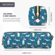 thumbnail image 3 of Balery Festive Dachshund Fun Estuche de Lápices de Cuero Impreso, Estuche para Suministros de Arte, Estuche de Lápices con Cremallera, Estuche de Almacenamiento de Papelería, 3 of 7