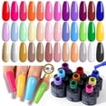 thumbnail image 1 of Set de esmaltes de uñas en gel SAVILAND 36 colores con capa base superior, 39 unidades, 1 of 7