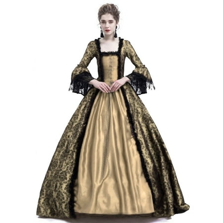 UPPADA Plus Size Victorian Dress for Women Lace Up Flare Sleeve Ball Gown with Corset Evening Party Maxi Gowns Vintage Cocktail Dress Wedding Dresses Flash Saleflash Sales Today Deals Prime