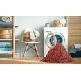 thumbnail image 2 of Ahgly Company Machine Washable Indoor Rectangle Contemporary Red Area Rugs, 7' x 9', 2 of 7