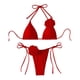 thumbnail image 1 of Traje baño dividido piezas para mujer Traje baño Conjunto bikinis flores 3D, 1 of 5