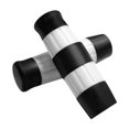 thumbnail image 1 of Puños de manillar de motocicleta cómodos para manillares de 1 pulgada, accesorios de motocicleta premium de TPU, antideslizantes, de fácil instalación Blanco y negro, 1 of 8