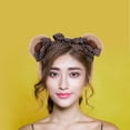 thumbnail image 5 of GAXIRE Cute Bear Ears Headband for Women and Girls, Birthday Party Costume Accessory, Fun Performance Wear, 5 of 8