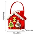 thumbnail image 2 of Christmas Candy Bag Featuring Festive Cartoon Santa And Tree Design Ideal For Holiday Giving On Silent Night Celebrations, 2 of 4