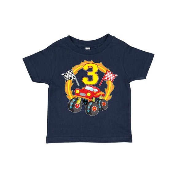 Inktastic Monster Truck 3rd Birthday Boys or Girls Toddler T-Shirt