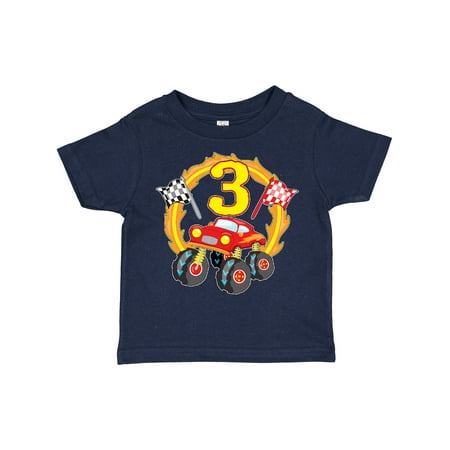 

Inktastic Monster Truck 3rd Birthday Gift Toddler Boy or Toddler Girl T-Shirt