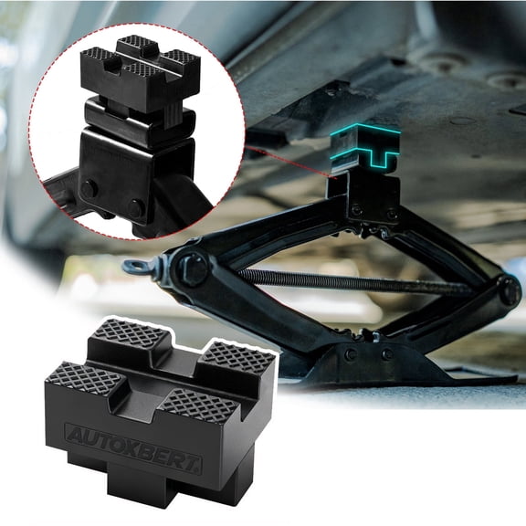 AUTOXBERT Scissor Jack Pads Adapter Protector Prevents Scratches Universal Car Emergency