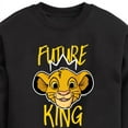 thumbnail image 3 of The Lion King - Future King - Simba - Toddler & Youth Crewneck Fleece Sweatshirt, 3 of 5