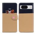thumbnail image 2 of Compatible avec Google Pixel 8 Étui Portefeuille Motif Animaux Mignons avec Fentes pour Cartes et Rabat, 2 of 5
