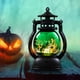 thumbnail image 4 of Lámpara de Calabaza de Halloween Resplandeciente, Pequeña Lámpara de Aceite, Caballo Láser de Lámpara, Decoración Creativa de Atmosfera de Festival de Fantasmas en Bar, Verde, 4 of 4