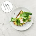 thumbnail image 4 of OUNONA 3Pcs Silverware Kids Utensil Durable Easy to Clean White, 4 of 8
