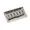 Nickel, variant on SB-5115 Gotoh Non-Tremolo Bridge with Steel Saddles