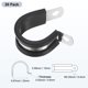 thumbnail image 3 of Uxcell 20 Paquete de Abrazaderas de Cable 22 mm Acero Inoxidable 304 Goma Forma R para Tubo, 3 of 7
