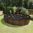 thumbnail image 6 of Bstjewey 24ft Round Leaf Net Pool Cover for Above Ground Pools, Lightweight & Durable for Easy Clean-Up, 6 of 7