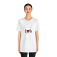 thumbnail image 4 of Unisex Jersey Short Sleeve Tee I Love You, 4 of 10