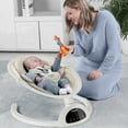thumbnail image 4 of Babyomi Baby Swing for Infant, Electric Bluetooth Swing Rocker with 5 Sway Speeds& 10 nursery rhyme ,, beige, 4 of 7