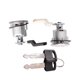thumbnail image 3 of Juego de cilindro y llave de cerradura de puerta Yuxing compatible con camionetas Econoline E150 E250 F250 Super Duty Explorer color plateado, 3 of 5