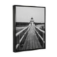 thumbnail image 4 of Stupell Industries Rustic Lighthouse Photography Landscape Photography Black Floater Framed Canvas Art Print Wall Art, 25 x 31, 4 of 10