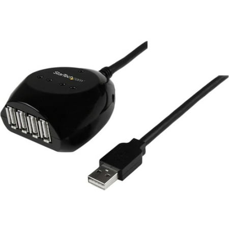 Startech Part - Startech USB2EXT4P15M 15m USB 2.0 Active Cable with 4 Port Hub
