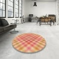 thumbnail image 4 of Ahgly Company Machine Washable Indoor Rectangle Transitional Yellow Orange Area Rugs, 5' x 7', 4 of 7