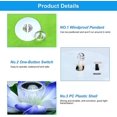 thumbnail image 2 of Solar Lotus Lantern For Outdoor, Floating Pool Lights Solar Rgb Led Lotus Flower Lights Waterproof Floating Lamp (lilac), 2 of 4