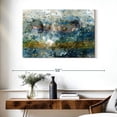 thumbnail image 3 of Elephant Stock Sea Depth Abstract Wall Art - Horizontal Canvas Wall Art - Living Room Wall Decor - Abstract Canvas - Gray And Gold Decor By Chamira Young - 39" x 26", 3 of 8