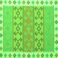 thumbnail image 1 of Ahgly Company Indoor Square Southwestern Green Country Area Rugs, 8' Square, 1 of 1