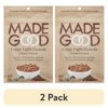 (2 pack) MadeGood, Granola, Gluten Free, Vegan, Cocoa Crunch Crispy Light Granola, 10 oz Pouch
