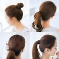 thumbnail image 4 of 40 Pieces Black Seamless Thick Elastic Hair Bands for Women Girls Non Damaging Ponytail Braided Cotton Elastic Hair Bands Long Lasting Medium Hair, 4 of 4