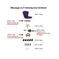 thumbnail image 3 of MU09-WHITE_1_OS Fakefur Makeup/Vanity Chair Golden Leg - Mid-Back Dressing Chair - Adjustable and Swivel Desk Chair Gliders, Desk Chairs White Urban,, 3 of 5