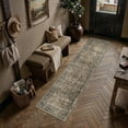 thumbnail image 4 of BERTHMEER 2'x10' Runner Rugs for Hallway Kitchen Entryway indoor Machine Washable Non-slip, Brown, 4 of 9