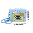 thumbnail image 3 of Retro Music Player Keychain Music Box with Decorative Designs Builts In Melodies for Relaxation Adventure Bag Charm, 3 of 9