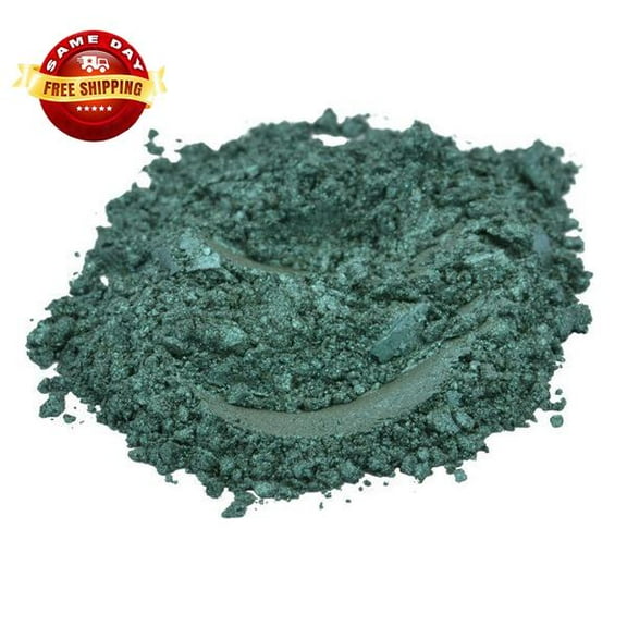 AFTER TWILIGHT DARK STALE GREEN MICA COLORANT PIGMENT POWDER COSMETIC GRADE 2 OZ