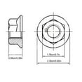 thumbnail image 5 of Scienceny Paquete de 12 tuercas hexagonales con brida, tornillo M12 de acero inoxidable, piezas de repuesto industriales portátiles, accesorios Herramientas y ferretería, 5 of 5