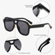 thumbnail image 5 of Gafas de Sol Long Keeper Retro Piloto Puente Doble UV400 2 Paquetes, 5 of 6