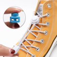 thumbnail image 2 of Lacets Ronds de Sport Sans Attaches, Dégagement Rapide, Verrouillage à Ressort Réglable, Lacets Élastiques, Accessoires de Chaussures pour Enfants et Adultes, Vert Armée, 2 of 6