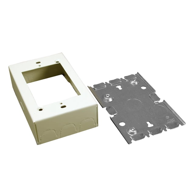 Carcasa eléctrica Wiremold B-3, pista metálica de 3,5 cm de profundidad