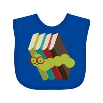 Inktastic Bookworm Books Reading Boys or Girls Baby Bib