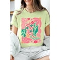 thumbnail image 5 of Boho Cowgirl Boot Floral Graphic T Shirts, 5 of 11