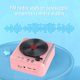 thumbnail image 5 of Altavoz Bluetooth, reproductor de discos de audio Bluetooth, sonido Bluetooth inalámbrico, retro creativo, mini altavoz portátil con inserción de tarjeta, subwoofer pequeño, regalo de audio Bluetooth, 5 of 7