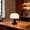 Black, variant on Coliware Table Lamp, Rechargeable 3000mAh Night Light with Stepless Dimmable Touch Control, Vintage Bedside Lamp for Bedroom, Living Room, Outdoor, Modern Aesthetic Decor- Black