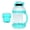 Mint Blue, variant on Juices Maker Large Mixers Juicing Tool Travel Juices Maker Powerful for Juices
