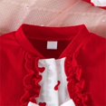 thumbnail image 5 of Odeerbi 1-18 Months Infant Girls Valentines Day Romper Cotton Bow Jumpsuit with Headband Set Casual Comfortable Long Sleeve Onesie Infant Girls Clothes, 5 of 8
