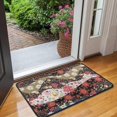 thumbnail image 2 of Pioneer Flower Floral Print Pattern Door Rugs,Washable Non Slip Door Mats Indoor,Decorative Door Mats,Entry Mat Indoor for Entrance,Bedroom,Kitchen,Bathroom,30"x17", 2 of 6